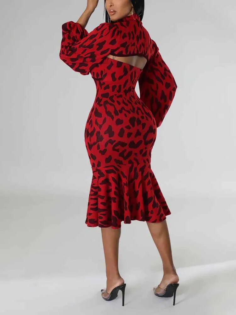 Leopard Print Dress