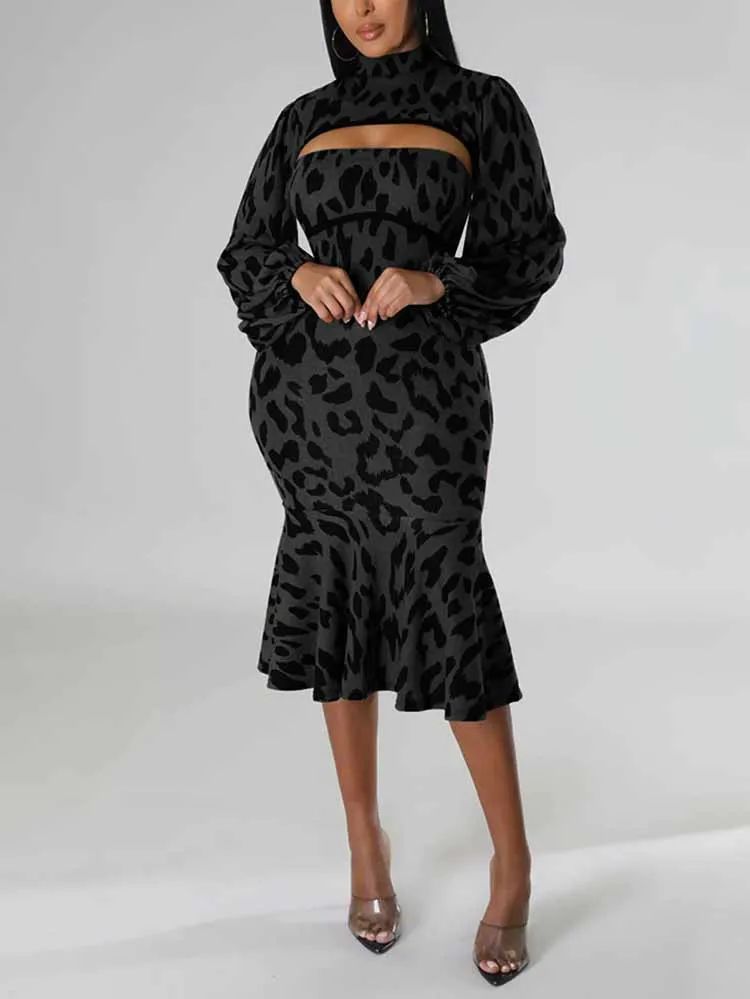 Leopard Print Dress