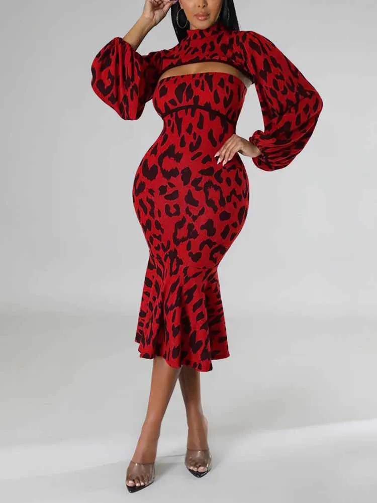 Leopard Print Dress