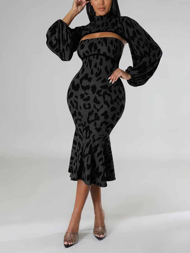 Leopard Print Dress