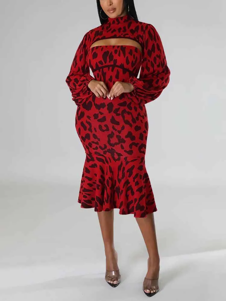 Leopard Print Dress