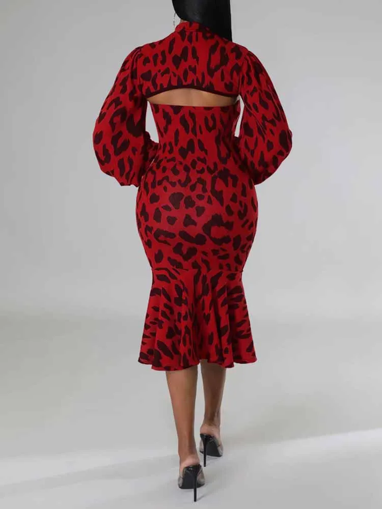 Leopard Print Dress