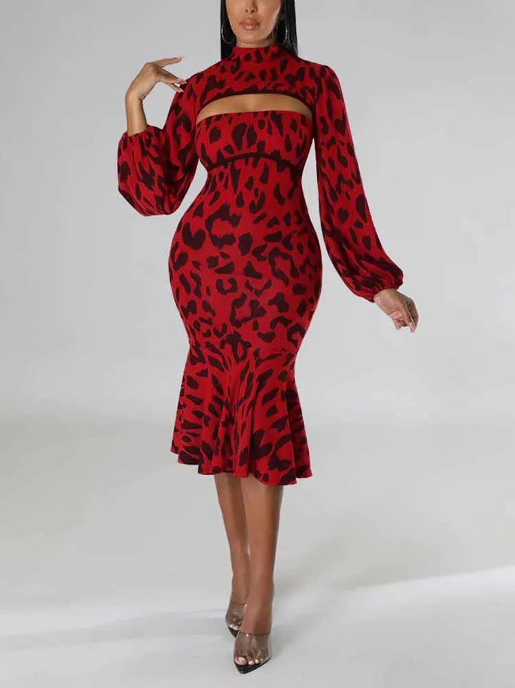 Leopard Print Dress