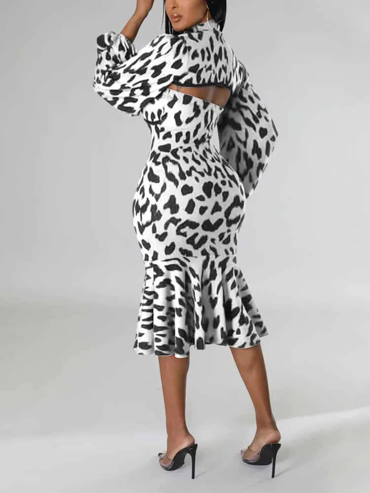 Leopard Print Dress