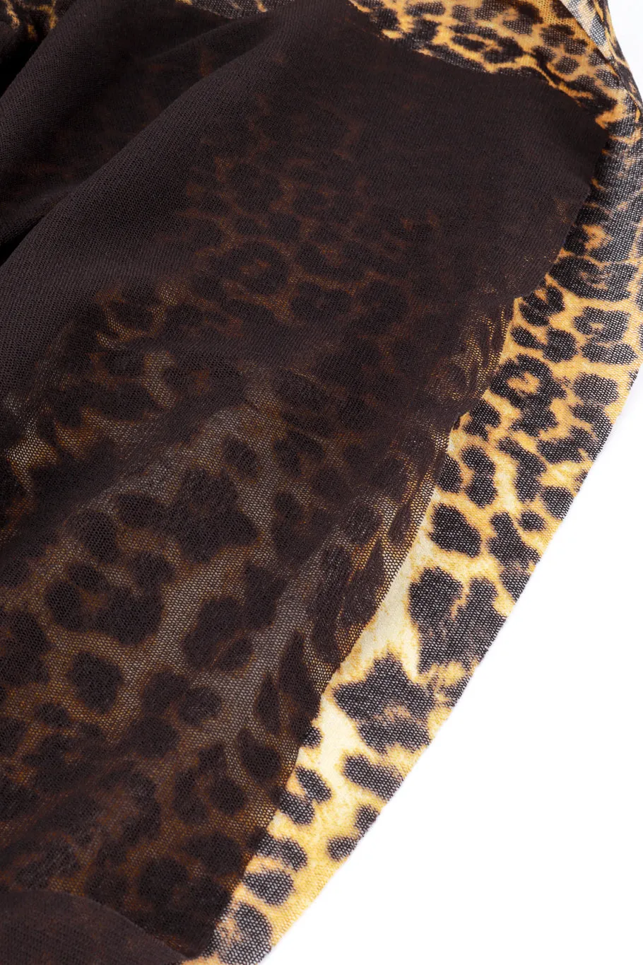 Leopard Print Ruffle Dress