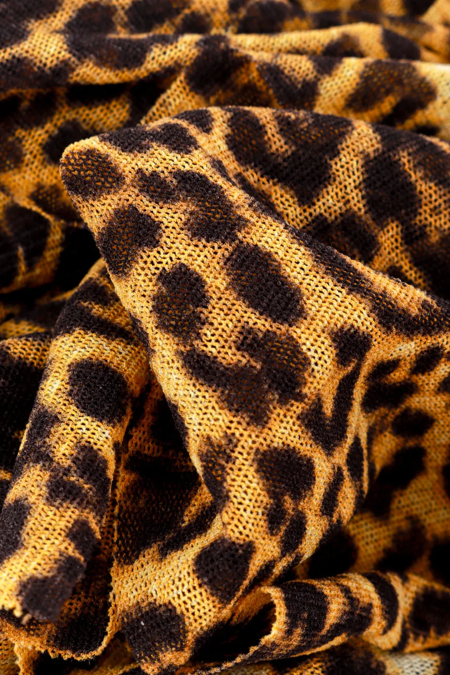 Leopard Print Ruffle Dress