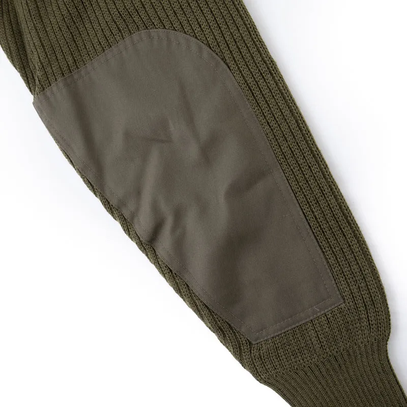 Like New Italian Army V-Neck Wool Pullover