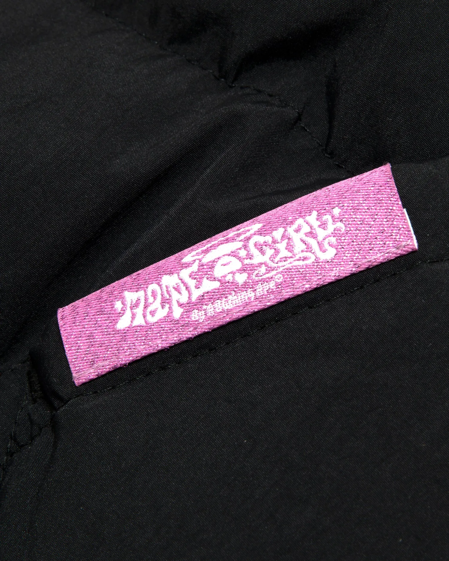 Logo zip-up puffer jacket