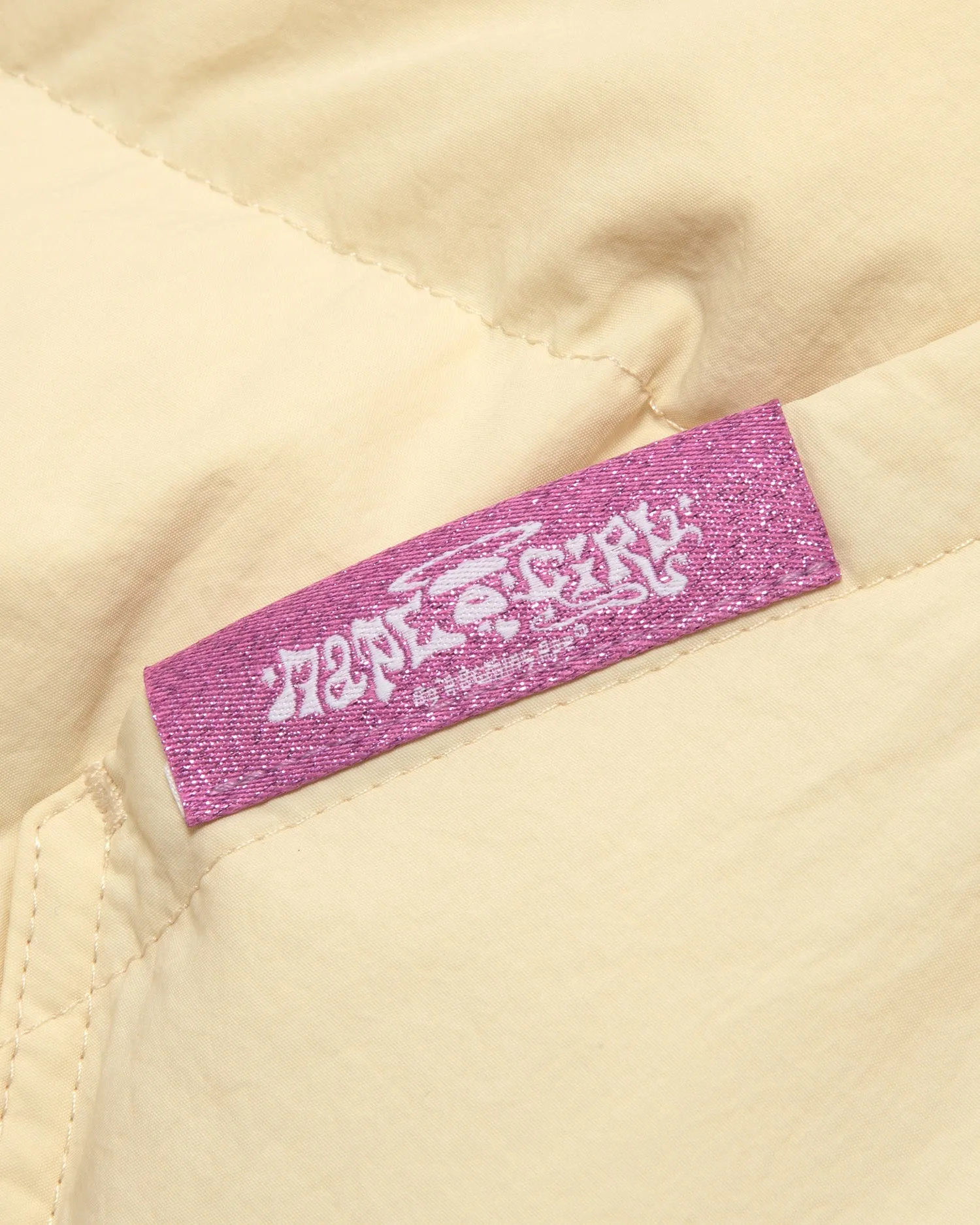 Logo zip-up puffer jacket