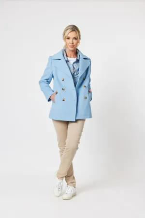 London Melton Coat - Powder