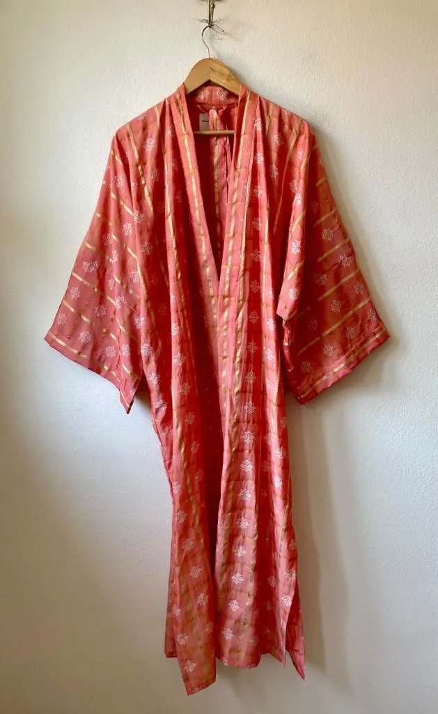 Long Silk Kimono