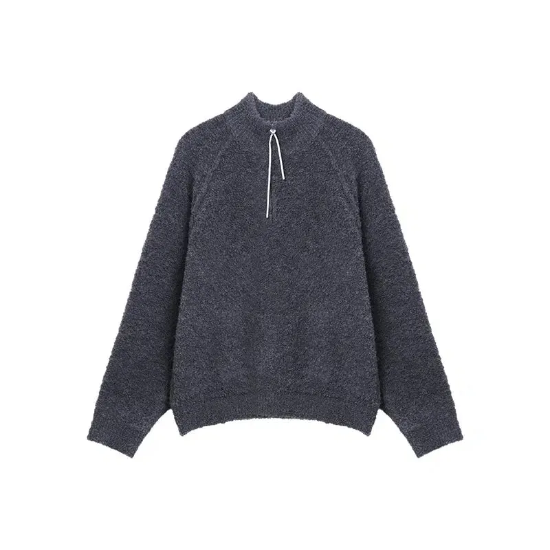 Loose-fit Half Zip Sweater