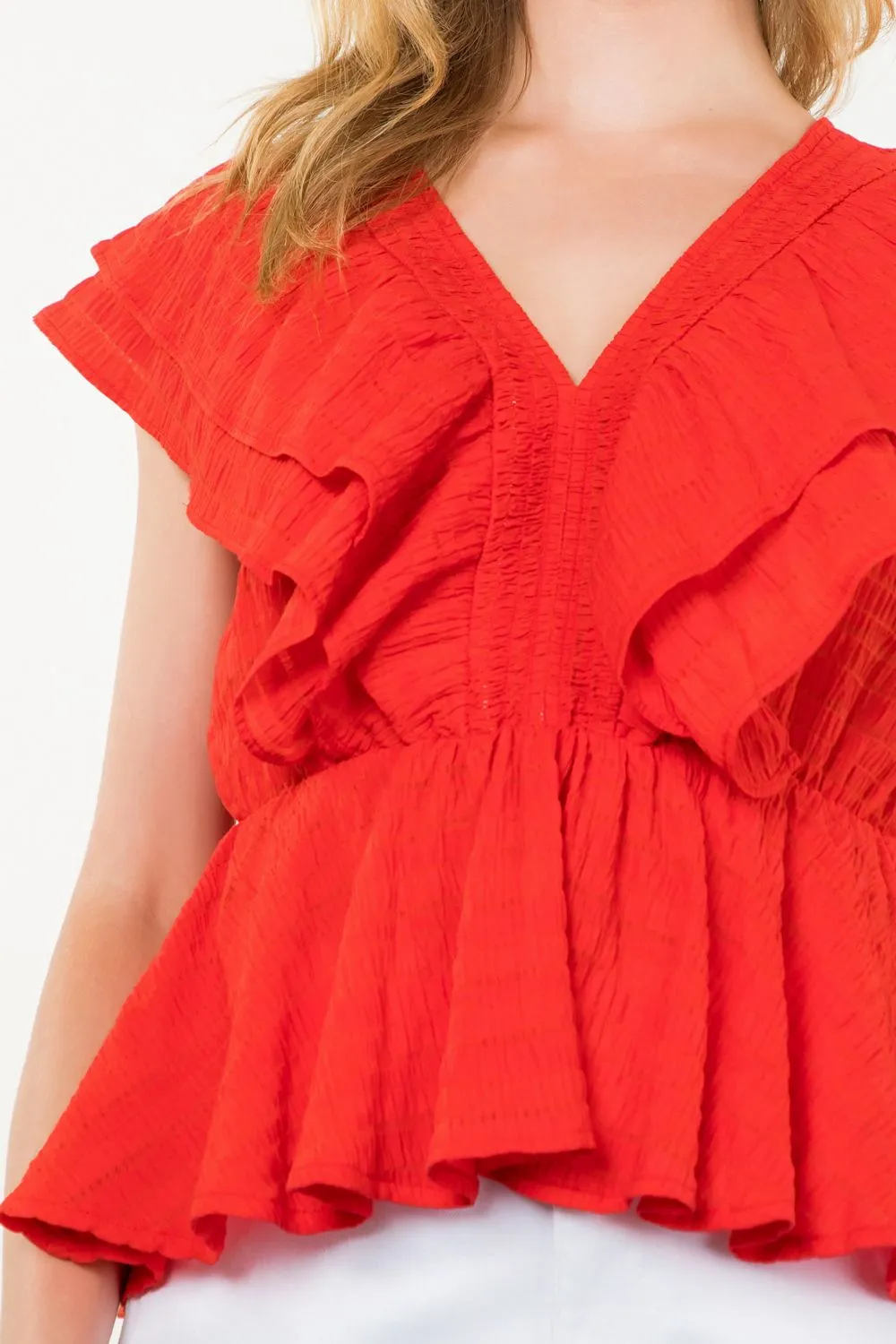 Lottie Top - Coral