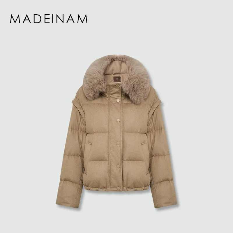 Luxurious Beige Puffer Vest
