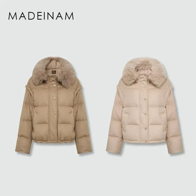 Luxurious Beige Puffer Vest