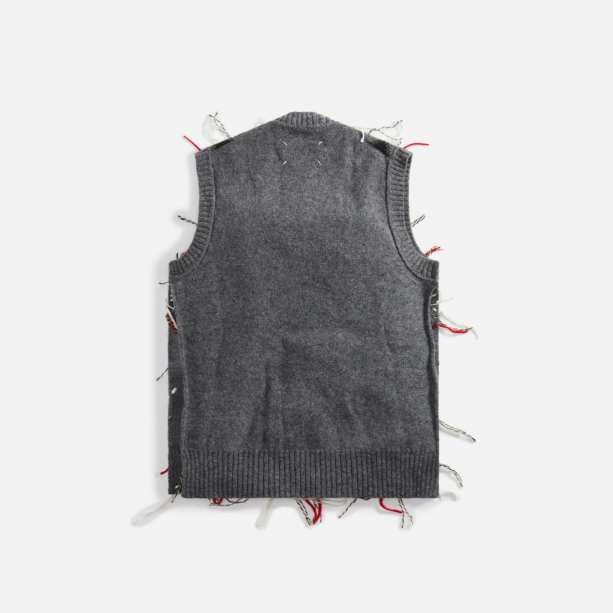 Margiela Gentleman Staples The Classic Argyle Sweater - Grey
