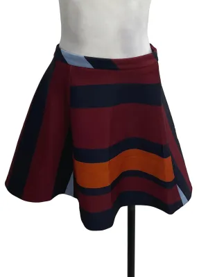 Maroon Multi Tone Skirt
