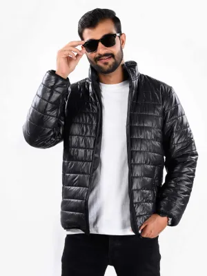 Men black Gillet Puffer full sleeves