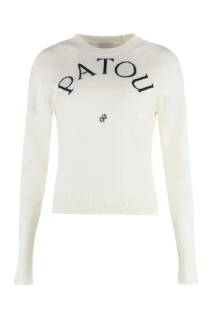Merino wool crew-neck sweater