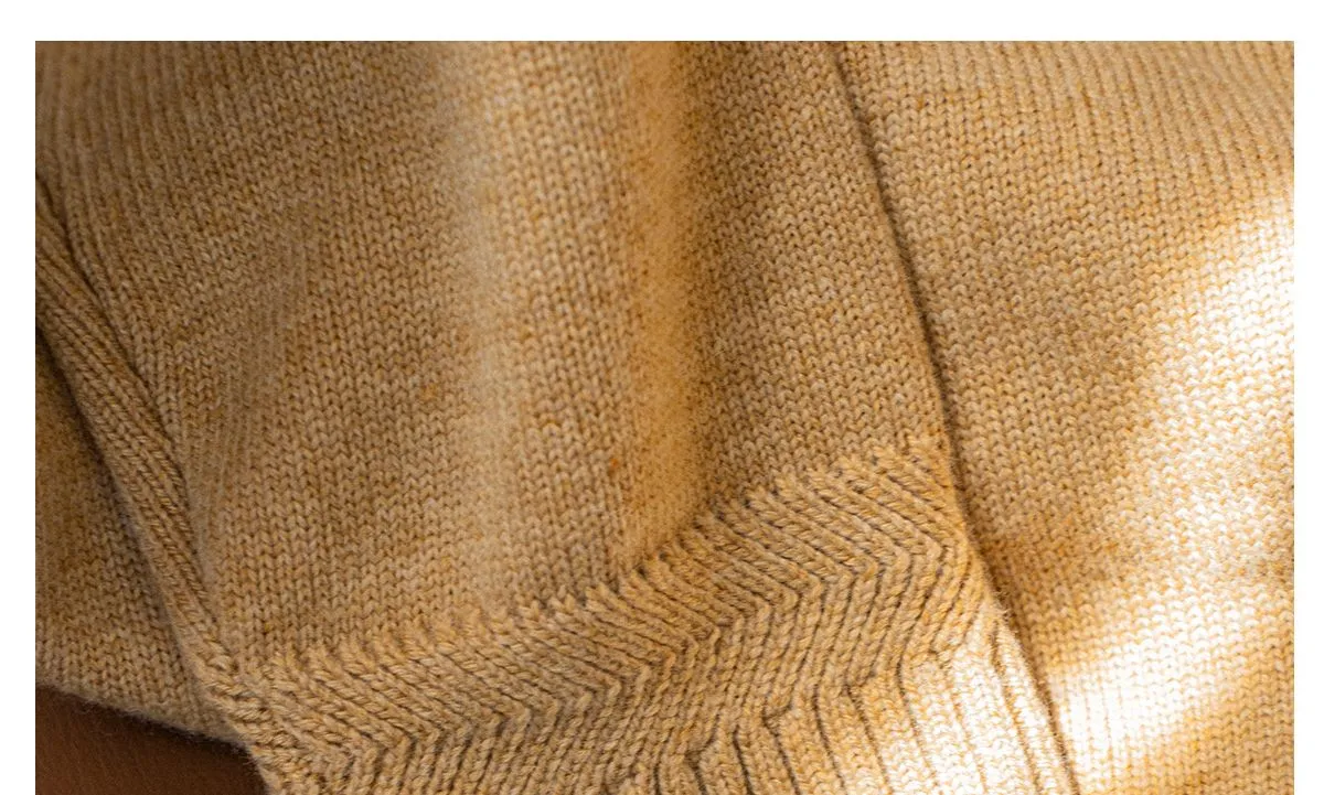 Merino Wool Turtleneck Sweater