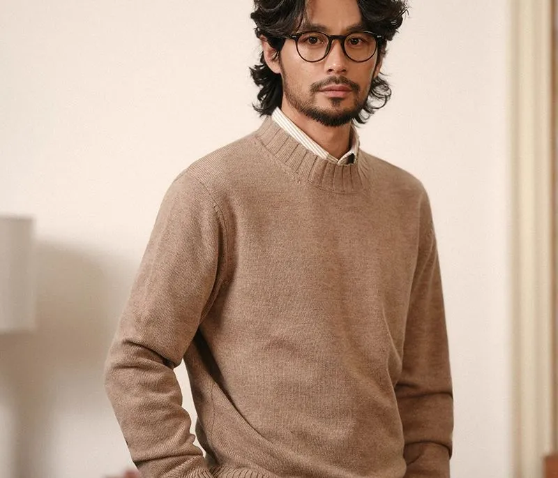 Merino Wool Turtleneck Sweater