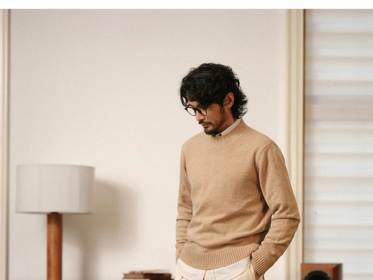 Merino Wool Turtleneck Sweater
