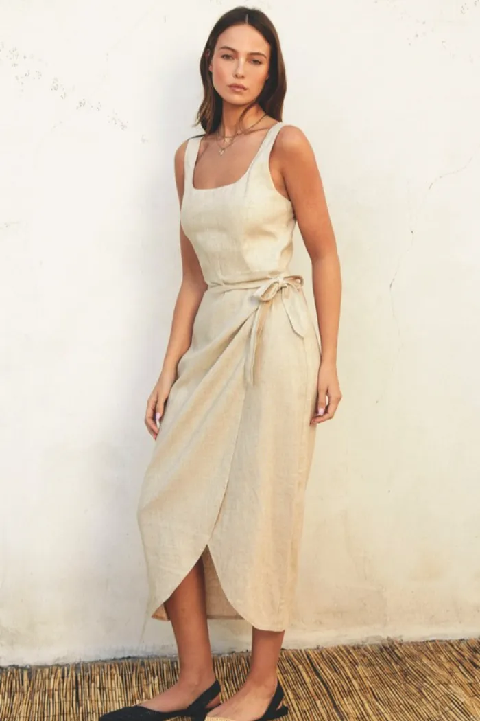 Midi Wrap Dress