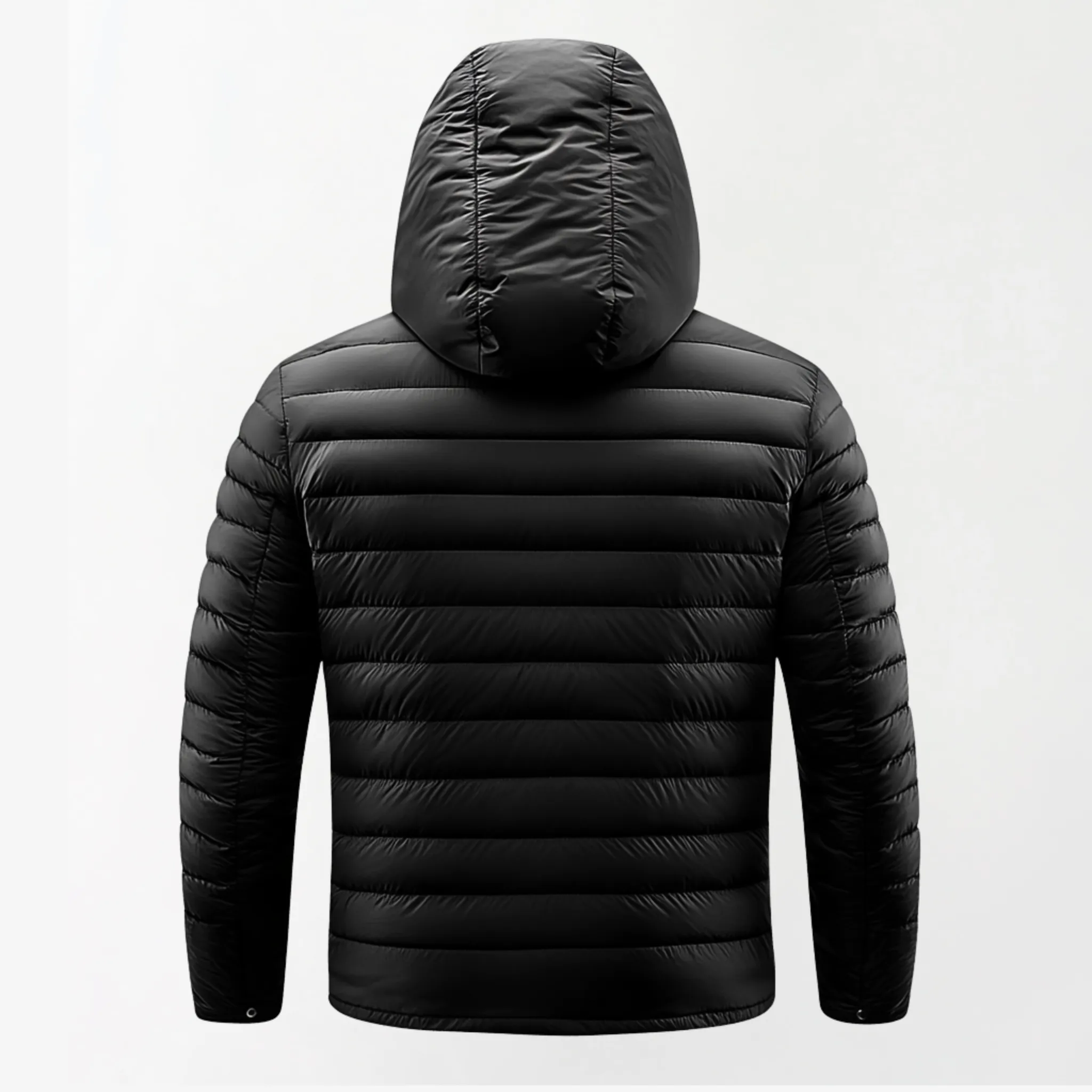 MIDNIGHT DOMINANCE WATERPROOF HOODED WINTER PUFFER