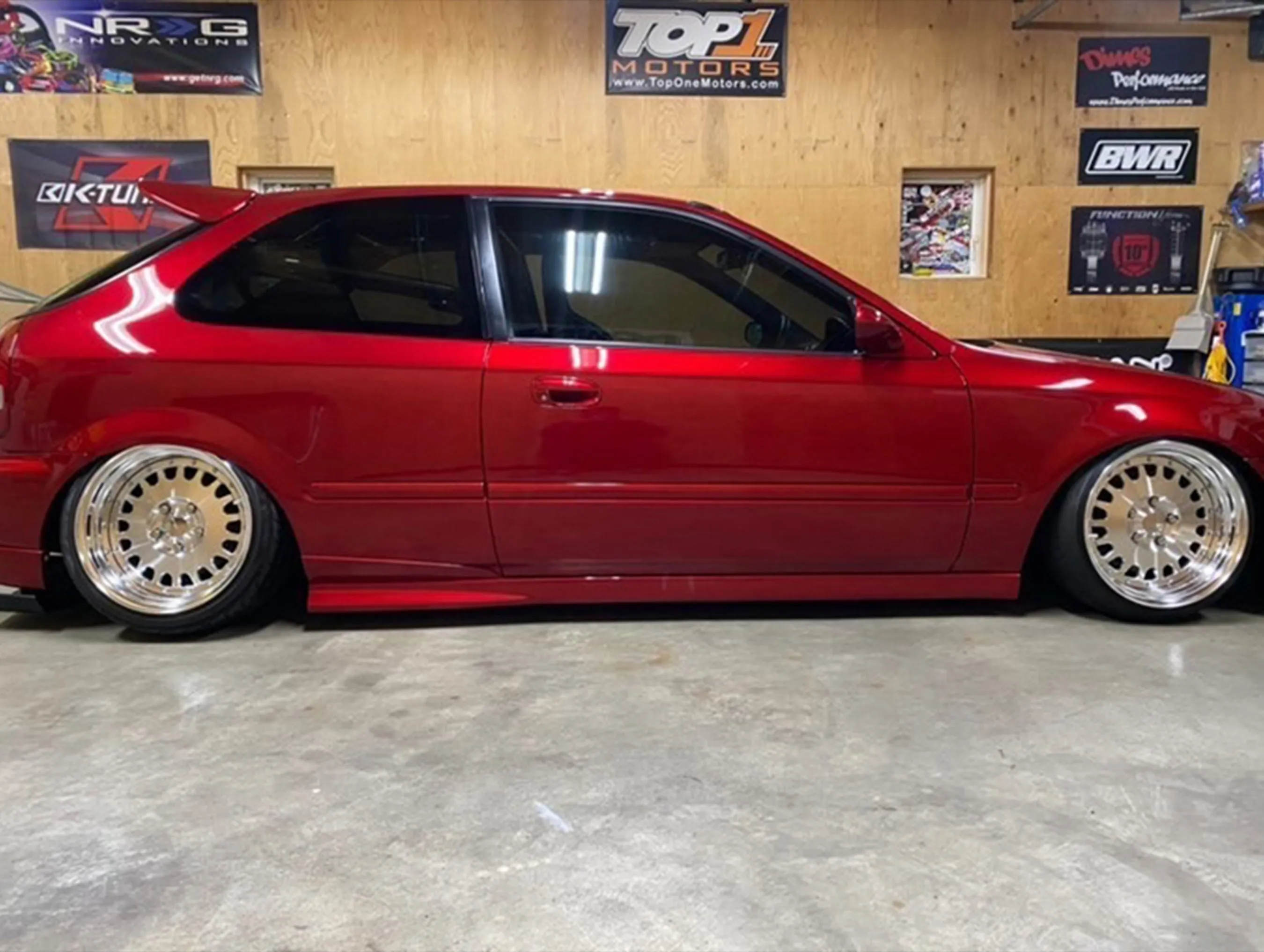 Mode Parfume FRP Side Skirt - 96-00 Civic Hatch