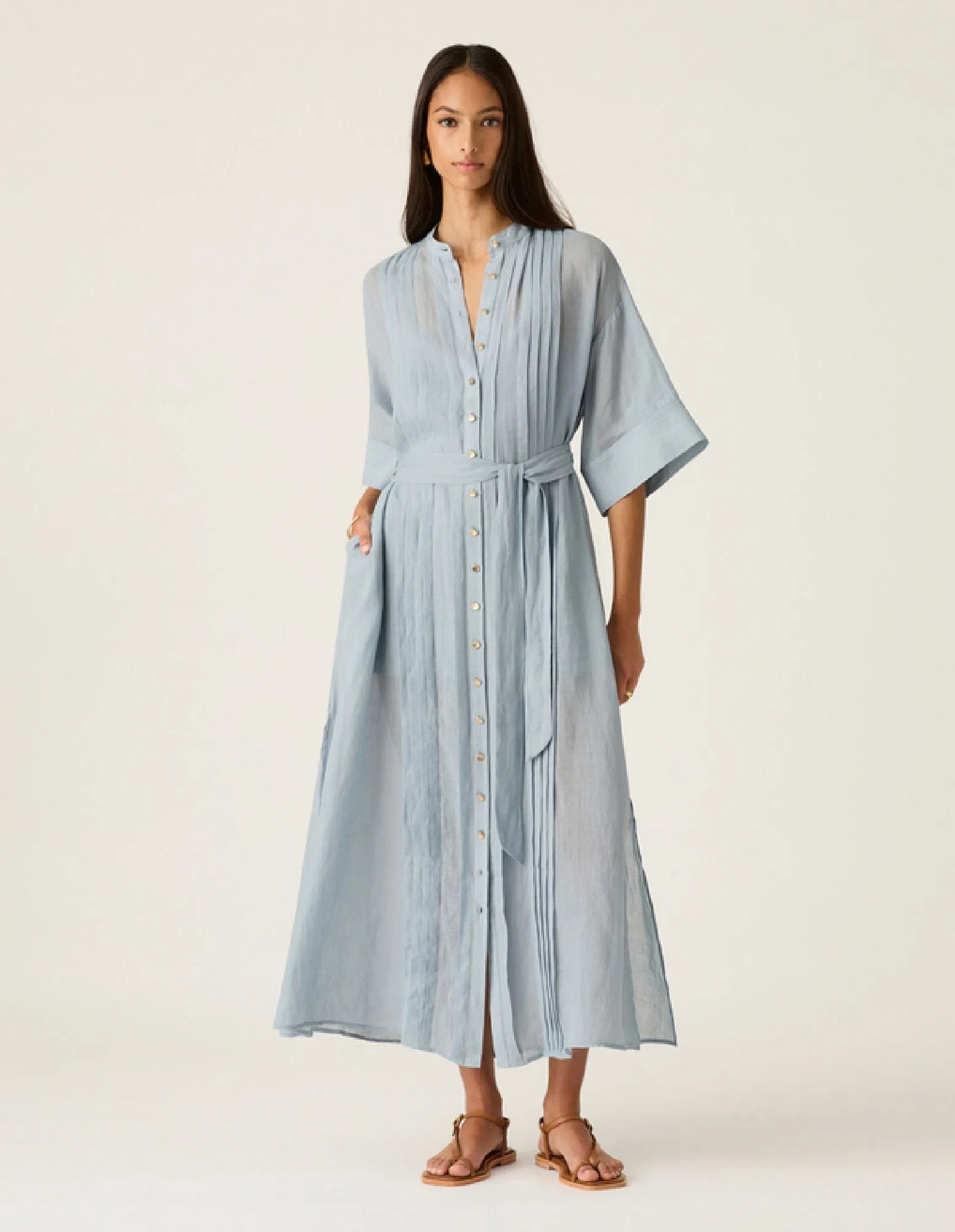 Mos the Label - Alessia Maxi Dress - Aura Blue