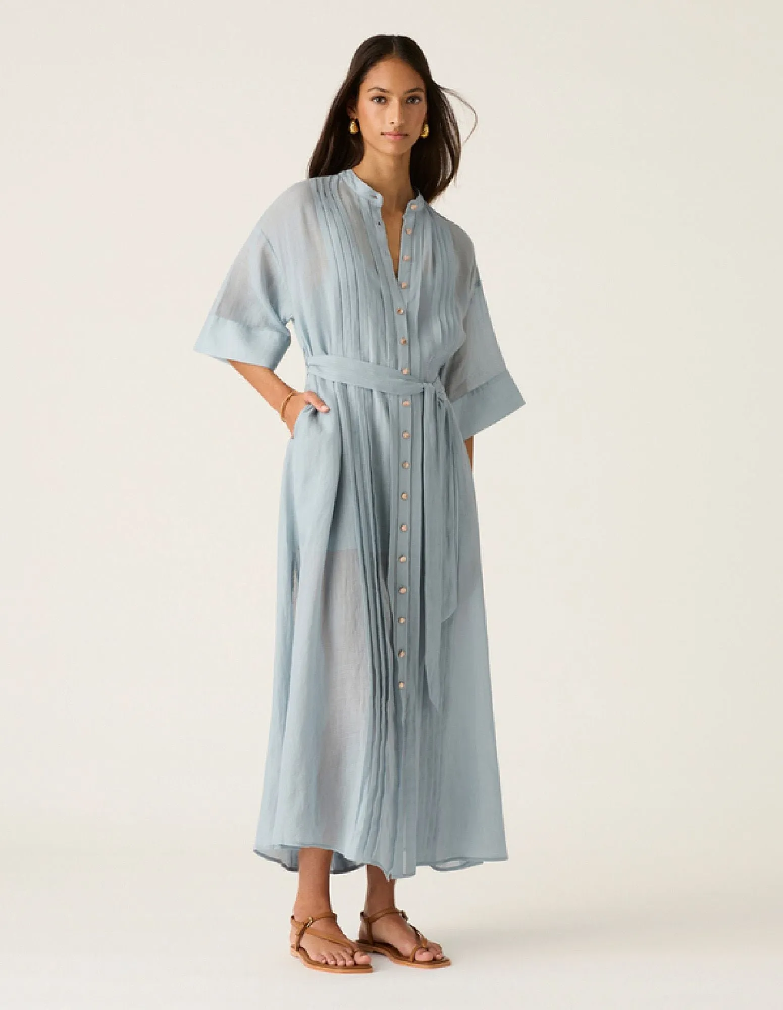 Mos the Label - Alessia Maxi Dress - Aura Blue