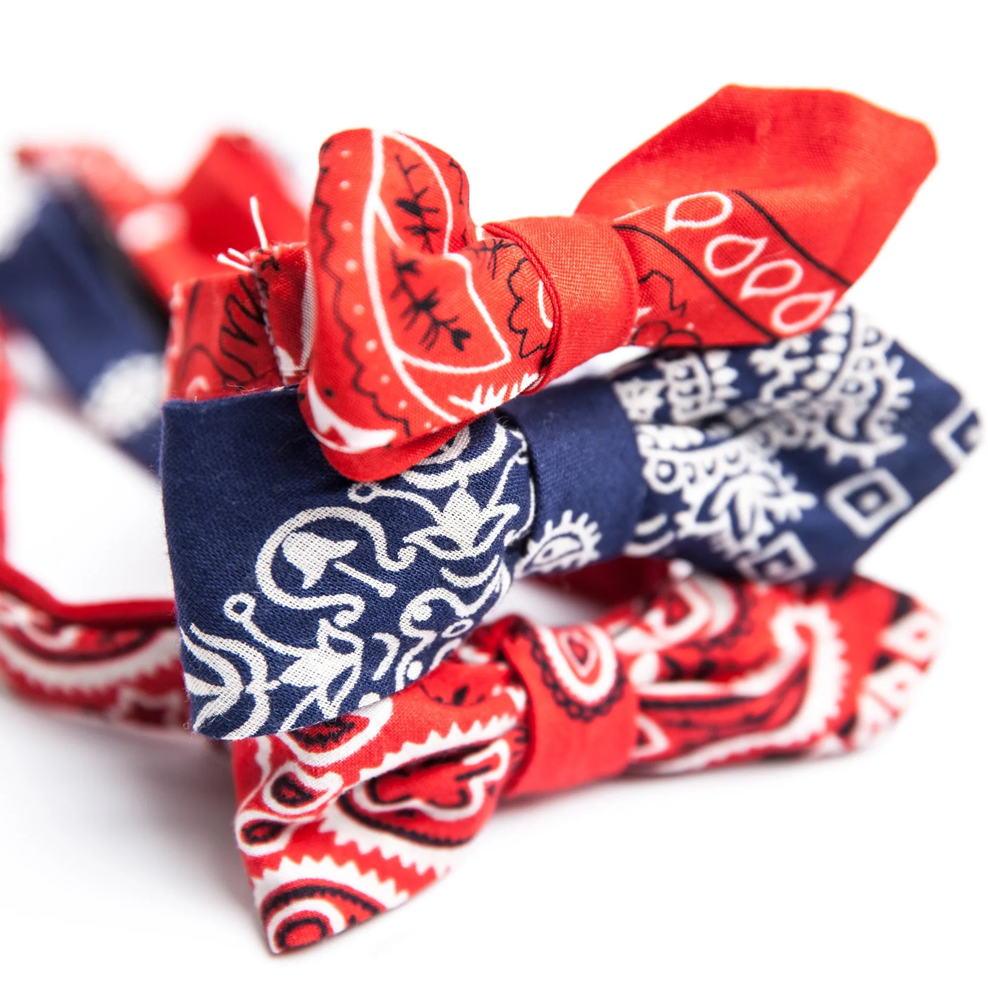 Navy Bandana Bowtie