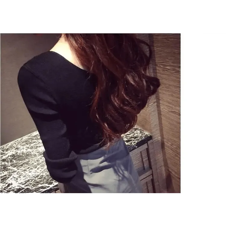 New Stunning Autumn V Neck Sweater Knitted Fashion Womens Sweaters Winter Tops For Women And Girls Pullover Jumper