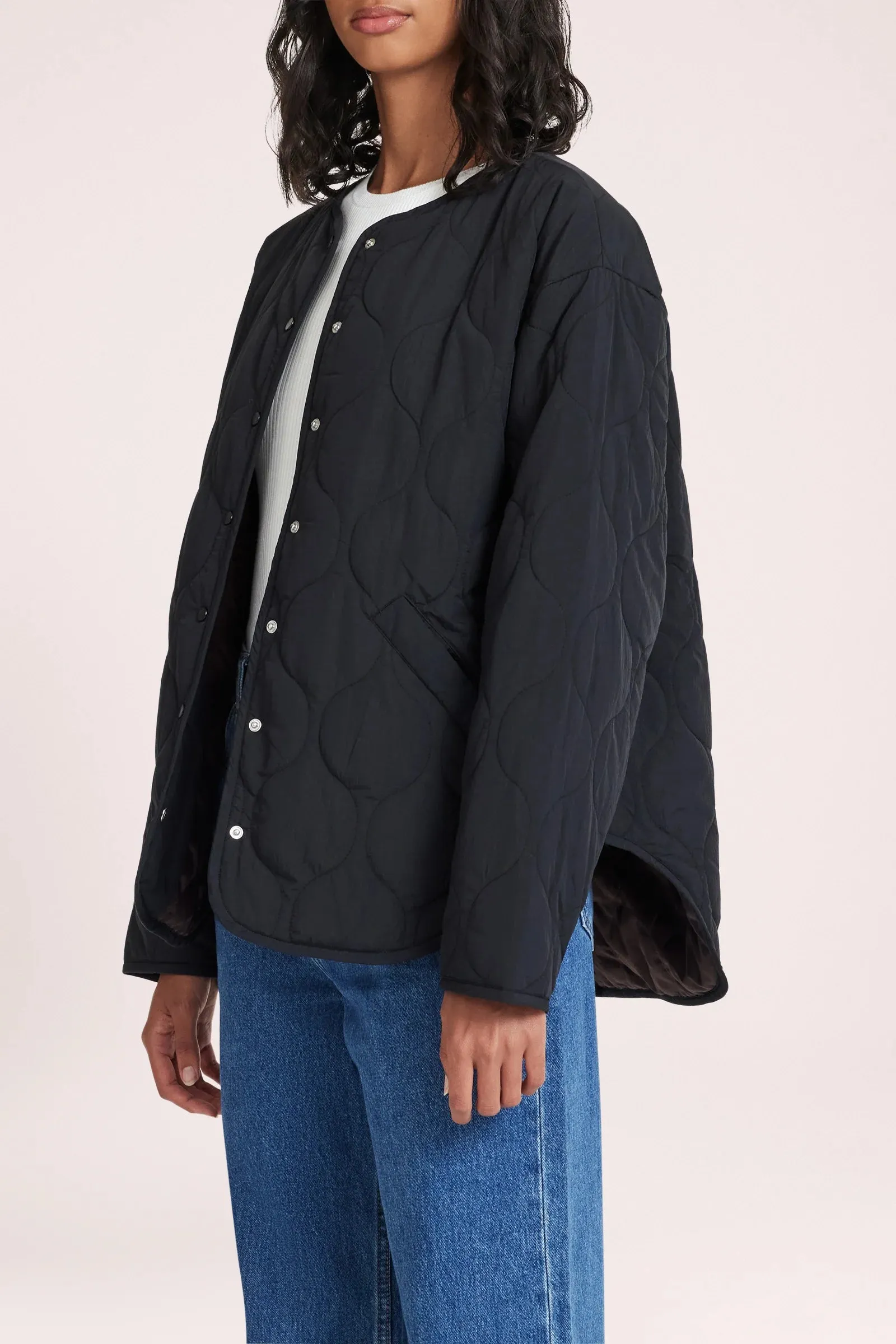 Nude Lucy Shiva Quilted Jacket Black