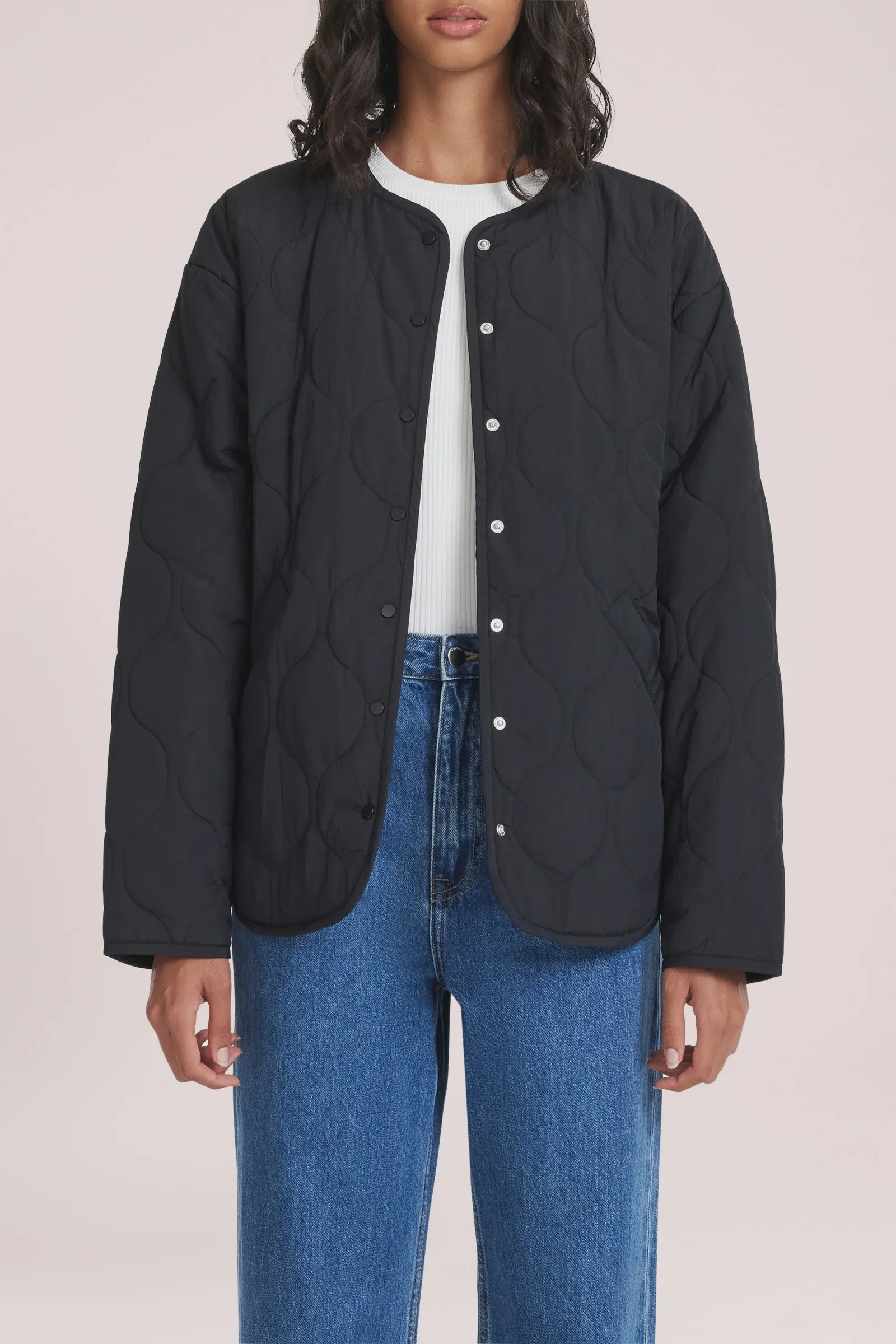 Nude Lucy Shiva Quilted Jacket Black