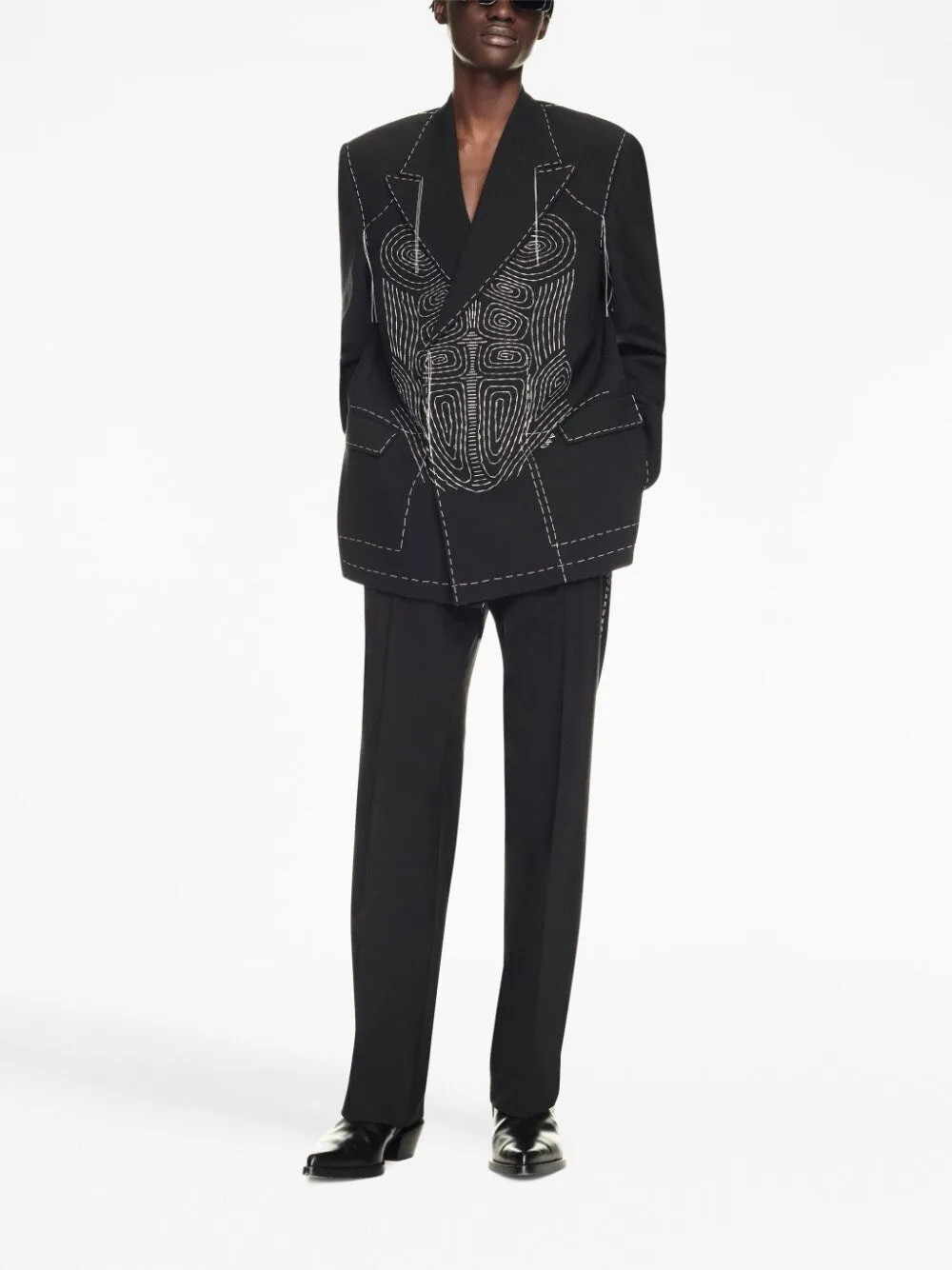 Off White Jackets Black
