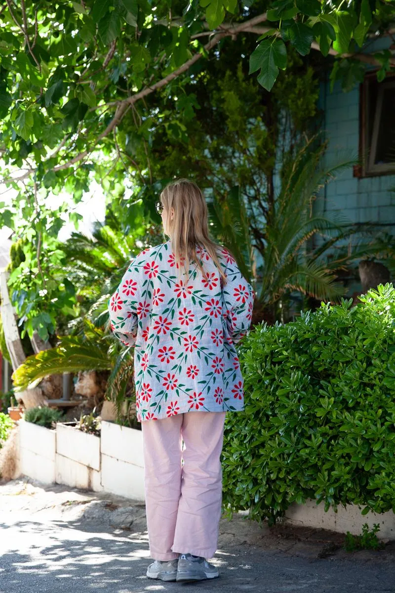 Old Kantha Embroidered Kimono