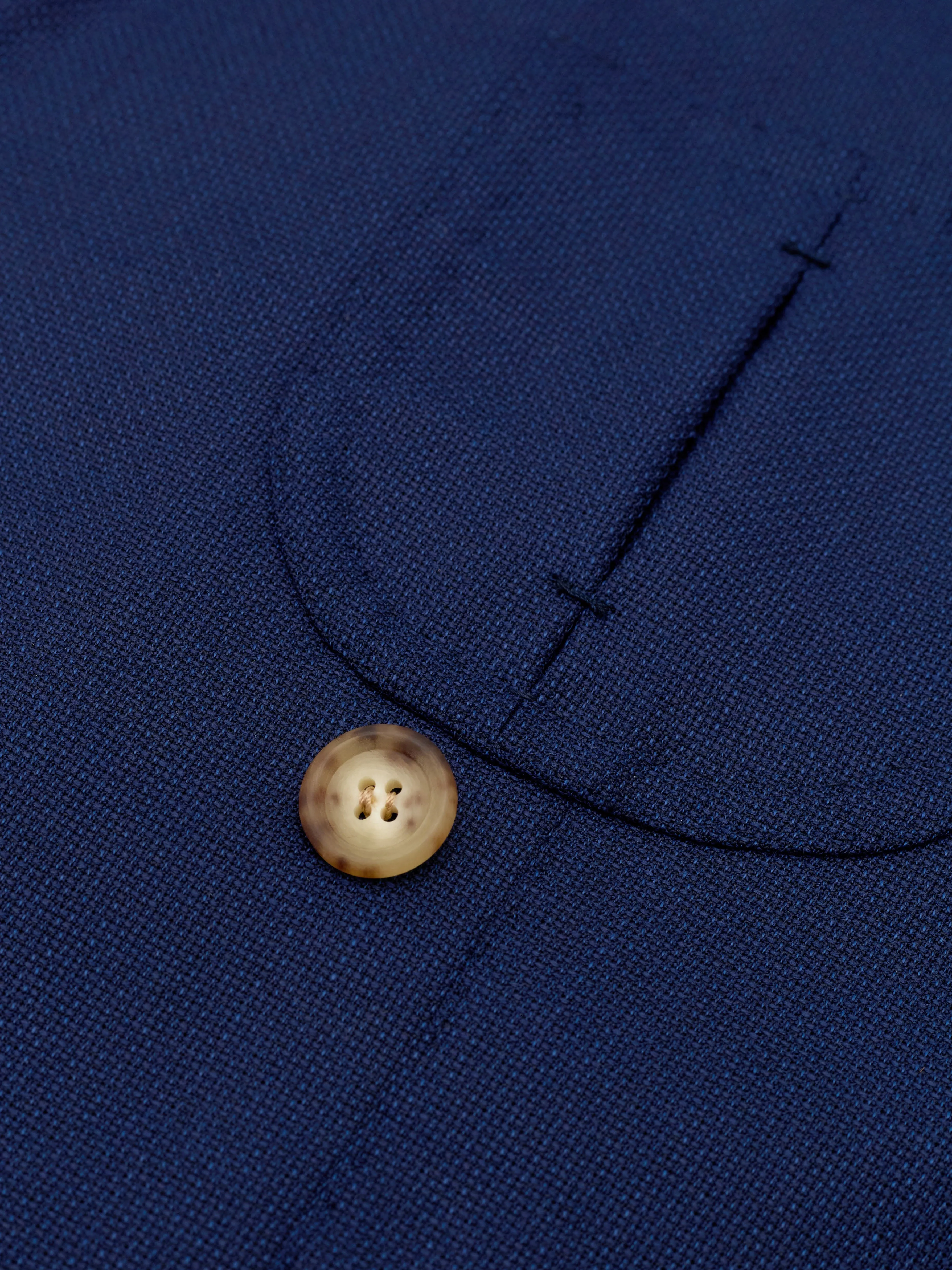 Orazio Luciano X Enis Inci - Navy Pure Wool Hopsack Jacket