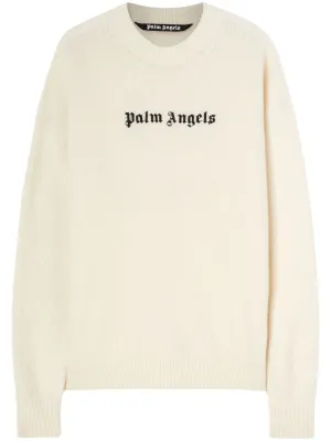 Palm Angels Sweaters White