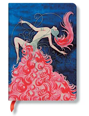 Paperblanks Writing Journal, Vintage Vogue, Cabaret Cabaret Midi 5" x 7", 176 lined pages