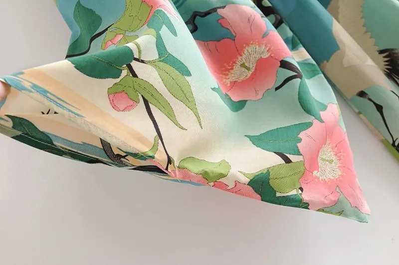 PARADISE Boho Vintage Short Kimono