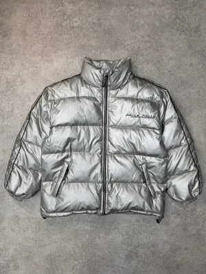Pelle Pelle Metallic Silver Puffer Jacket