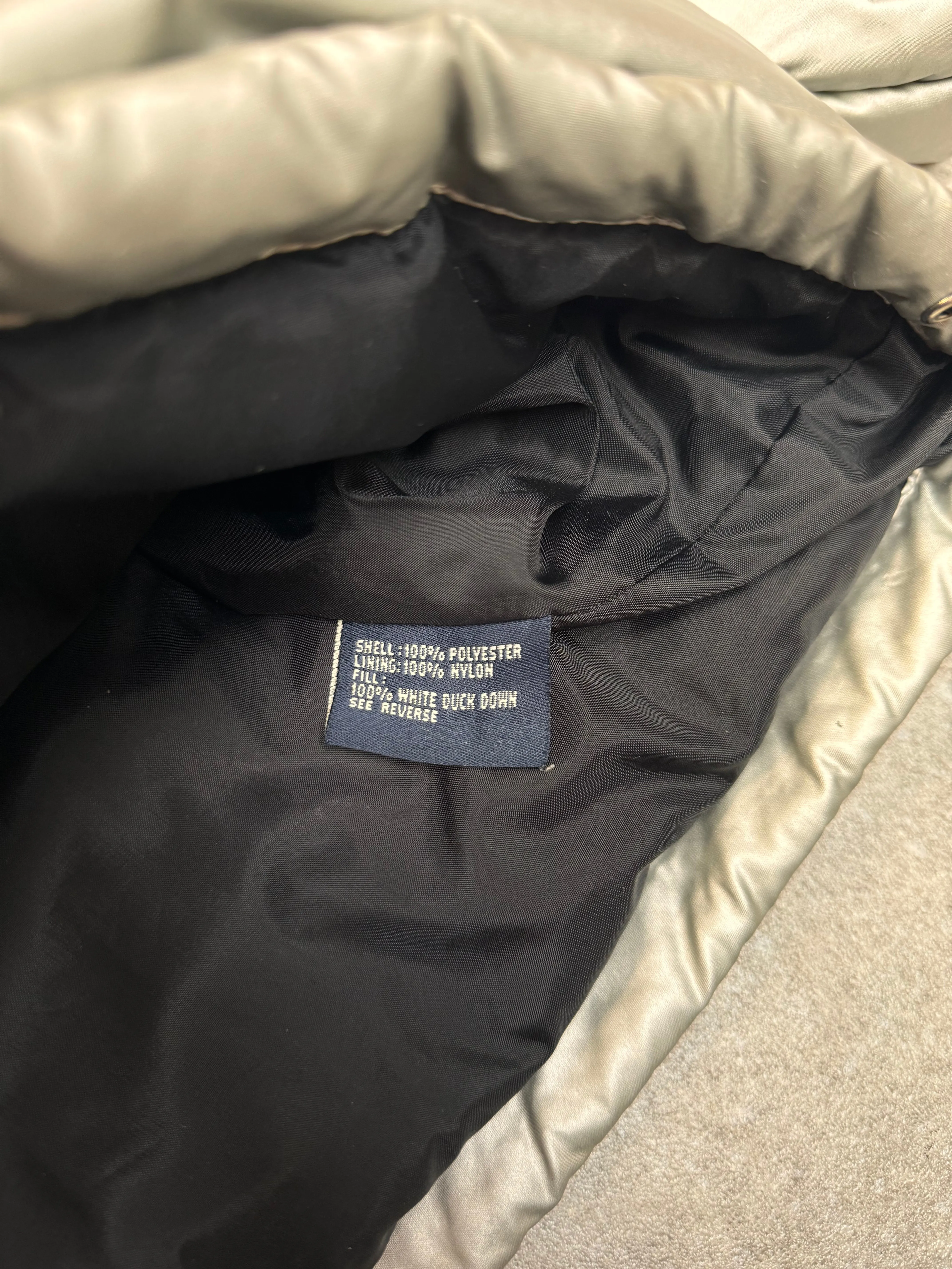 Pelle Pelle Metallic Silver Puffer Jacket