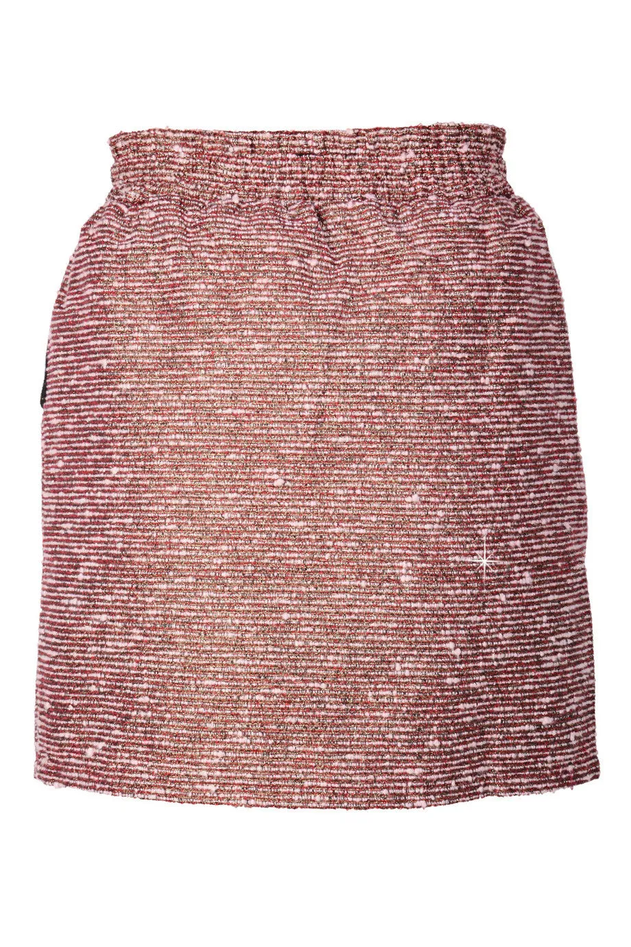 PEPLUM Ροζ Μπεζ Φούστα