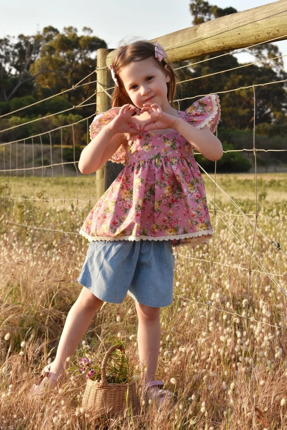 Peplum Top | Garden of Eve in Dusty Rose