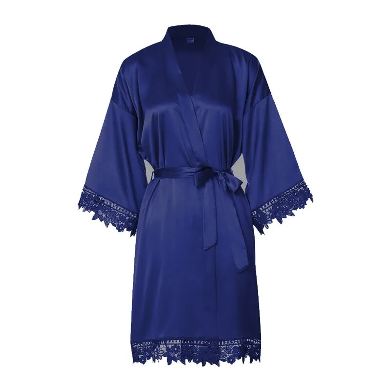 Personalized Satin Bridal Robe