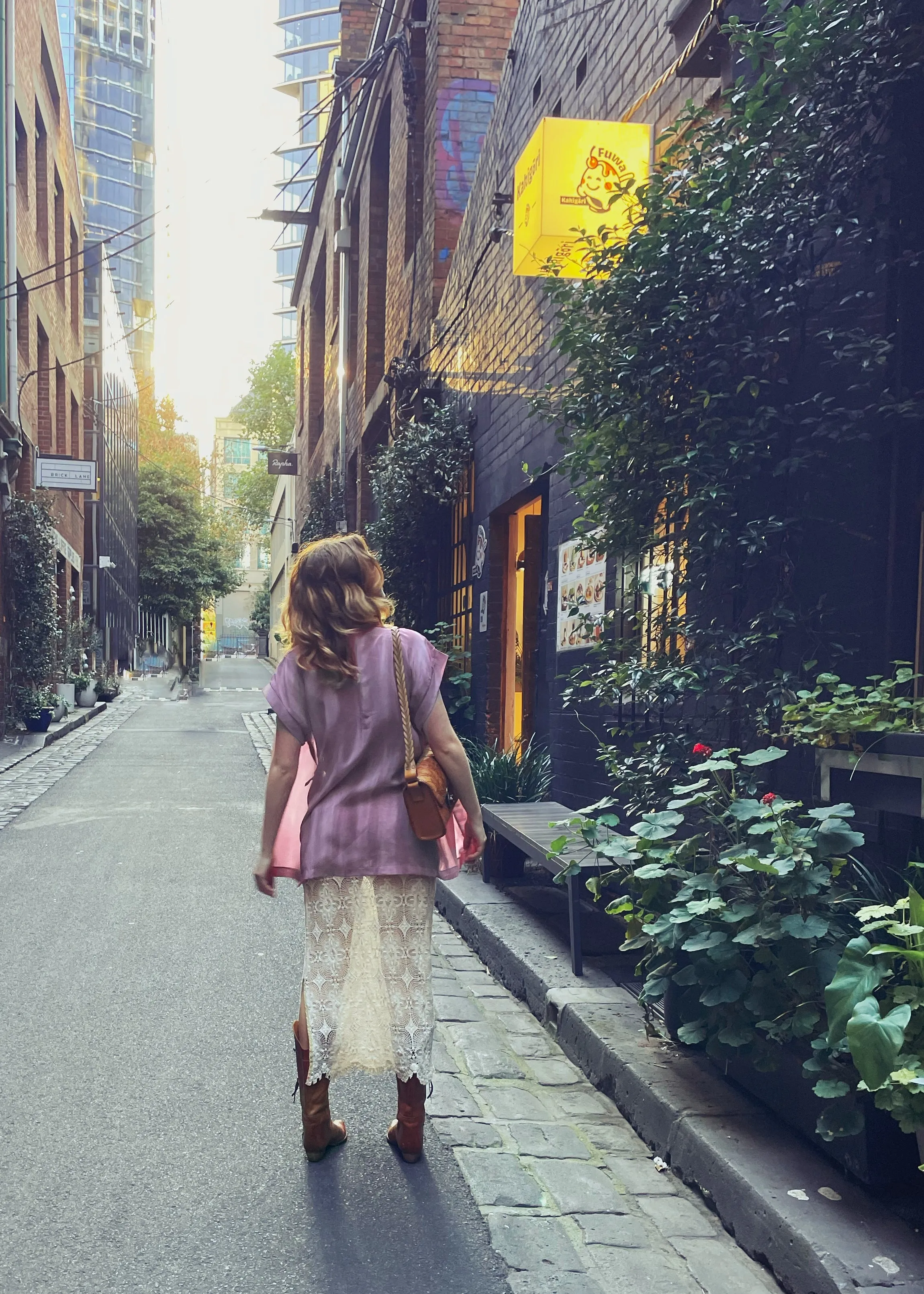 Pilea Silk Wrap Kimono Top ~ Blush