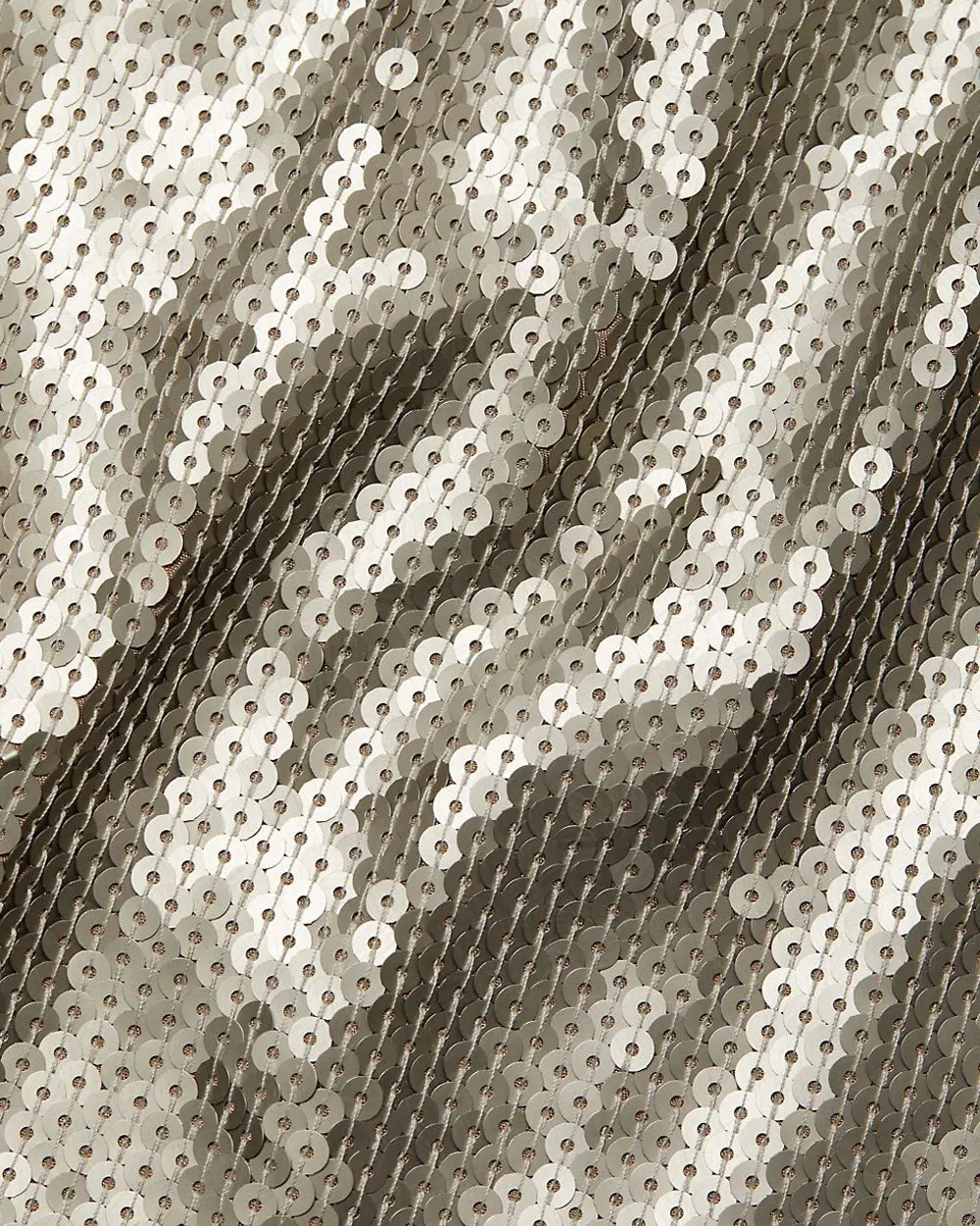 Platino Paillette Sequin Mini Skirt