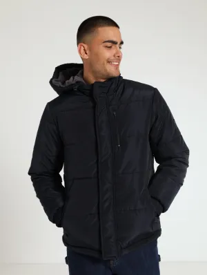 Puffer Jacket - Navy