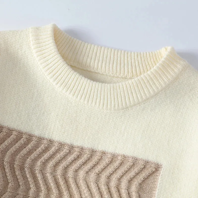 Pull Homme 2024 New Fall Winter High End Cashmere Sweater Men Clothing Thick Warm Mens Christmas Jumper Korean Design Sweaters